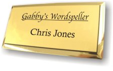 (image for) Gabby's Wordspeller Executive Gold Badge
