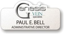 (image for) Genesis Vein Specialists Shaped Silver Badge