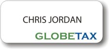 (image for) Globe Tax White Badge