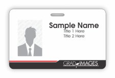 (image for) GradImages Horizontal Photo ID Badge