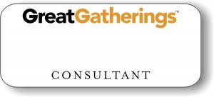 (image for) GreatGatherings White Badge