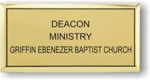 (image for) Griffin Ebenezer Baptist Church Executive Gold Badge
