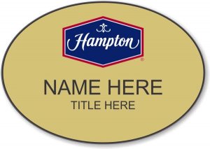 (image for) Hampton Logo C Oval Gold Badge