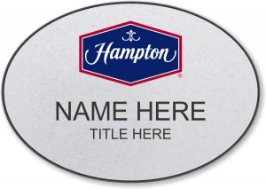 (image for) Hampton Logo C Oval Silver Badge