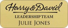 (image for) Harry and David Standard Gold Badge - Leadership Team