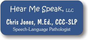 (image for) Hear Me Speak Blue Badge