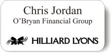 (image for) Hilliard Lyons White Badge