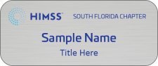 (image for) Himss Standard Brushed Silver Badge