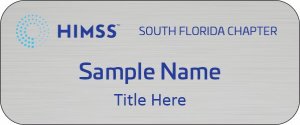 (image for) Himss Standard Brushed Silver Badge