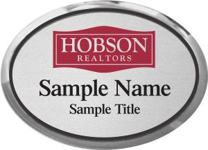 (image for) Hobson Realtors Executive Oval Silver Badge