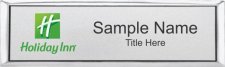 (image for) Holiday Inn Small Executive Silver Badge - One-Line Name
