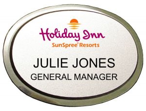 (image for) #OVMBS - Holiday Inn SunSpree Silver Oval Frame (Logo A)