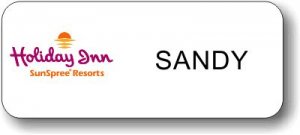 (image for) #WN - Holiday Inn SunSpree White Badge (Logo A)
