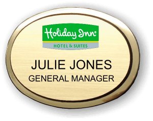 (image for) #OVMBG - Holiday Inn Hotels & Suites Gold Oval Frame (Logo H)