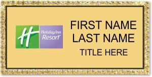 (image for) Holiday Inn Resort Gold Bling Badge