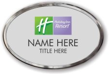 (image for) Holiday Inn Resort Oval Silver Polished Prestige Badge