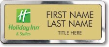 (image for) Holiday Inn & Suites Gold Polished Frame Prestige Badge