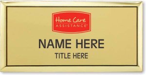 (image for) Home Care Assistance Executive Gold Badge - Single Color Logo