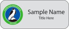 (image for) Homestake Peak School - Eagle County School District Standard Silver Name Badge