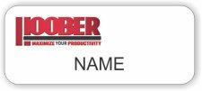 (image for) Hoober Inc Standard White badge