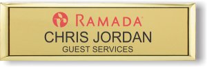 (image for) Ramada Logo A Gold Small Executive Badge