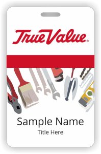 (image for) True Value Vertical ID Style Badge