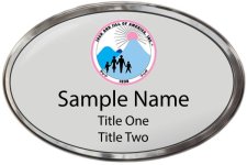 (image for) Jack and Jill of America, Inc. Oval Prestige Polished badge