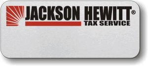 (image for) Jackson Hewitt Silver Logo Only - Red Logo