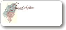 (image for) James Arthur Vineyards White Logo Only Badge