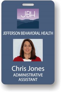 (image for) Jefferson Behavioral Health Photo ID Badge