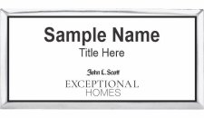 (image for) John L. Scott Exceptional Homes Executive Silver Badge with White Insert