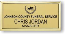 (image for) Johnson County Funeral Service Gold Executive Badge