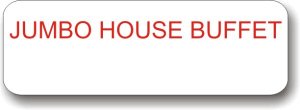 (image for) Jumbo House Buffet Logo Only White Badge