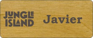 (image for) Jungle Island Managers Alder Wood Badge