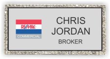 (image for) Remax Commercial - Silver Bling Badge