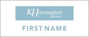 (image for) K. Hovnanian Homes Standard White Badge