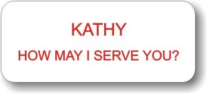 (image for) #CA3 - Kathy Hood White Badge