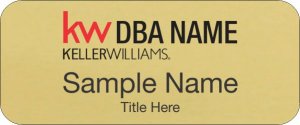 (image for) Keller Williams Realty Logo 2 Standard Gold Badge