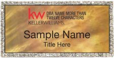 (image for) Keller Williams Realty Logo 5 Silver Bling Gold Pearl Badge