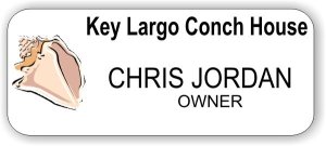 (image for) Key Largo Conch House White Badge