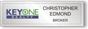 (image for) Keyone Realty Small Silver Executive Badge