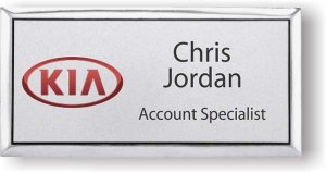 (image for) KIA Executive Silver Badge (Logo B)