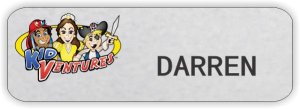 (image for) Kid Ventures Silver Round Corners badge