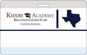 (image for) Kiddie Academy ID Horizontal Badge Style A