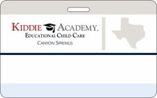 (image for) Kiddie Academy ID Horizontal Badge Style B