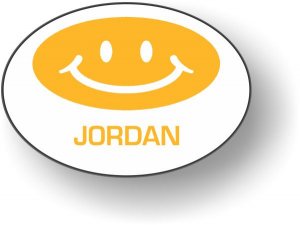 (image for) Kids Teeth White Oval Badge Yellow Logo
