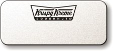(image for) Krispy Kreme Silver Logo Only Badge