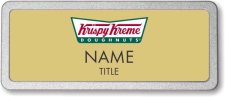 (image for) Krispy Kreme Gold Pebbled Frame Prestige Badge