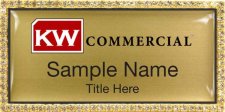 (image for) Keller Williams Commercial Gold Bling Badge