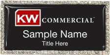 (image for) Keller Williams Commercial Silver Bling Black Badge